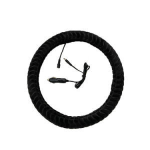 Couverture du volant de chauffage en suède avec sécurité antidérapante 45W/PC Puissance 38cm de diamètre